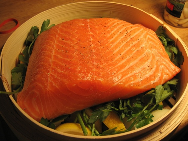 steamed salmon 3