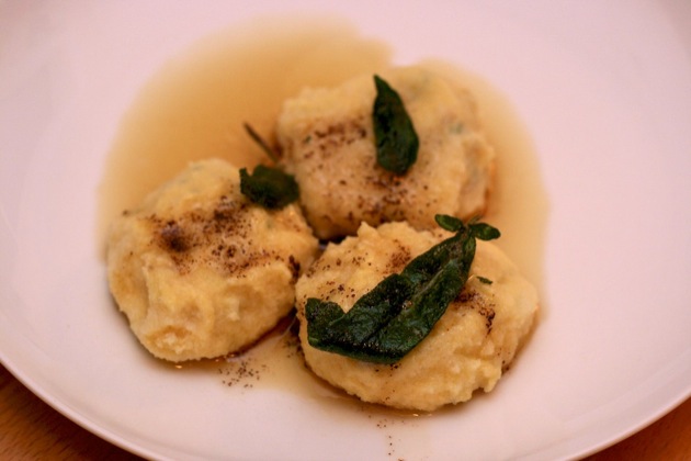 spotted pig homemade gnudi 1