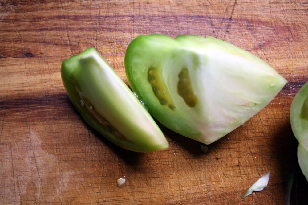 Pickled Green Tomatoes Recipe, Michael Symon