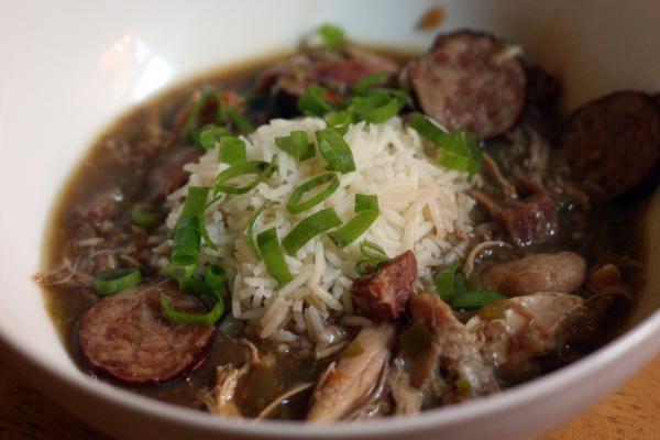 Creole Chicken and Sausage Gumbo - Smokin' and Grillin' with AB