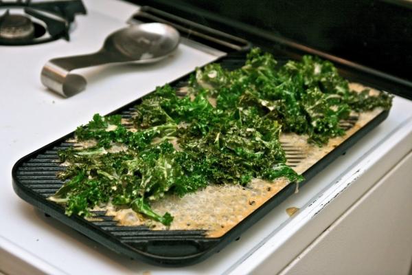 Coconut-marinated Kale